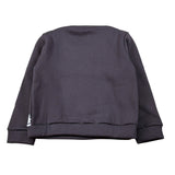U+È Felpa Chiusa Girocollo tinta unita con Stampe Grigio per Bambino UEM0419 GRIGIO U+è 
