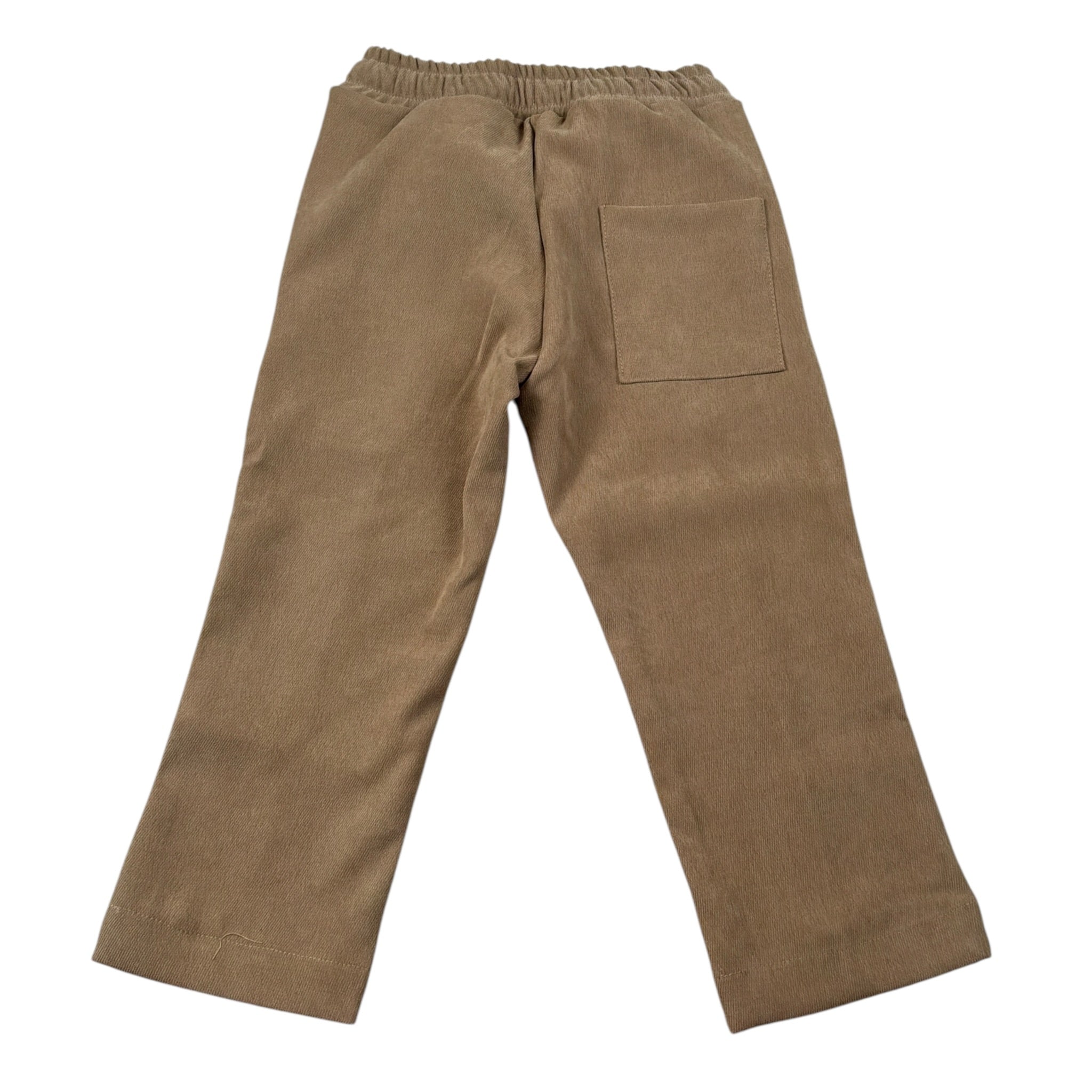U+È Pantalone tinta unita con Elastico In Vita Biscotto per Bambino UEM0432 BISCOTTO U+è 