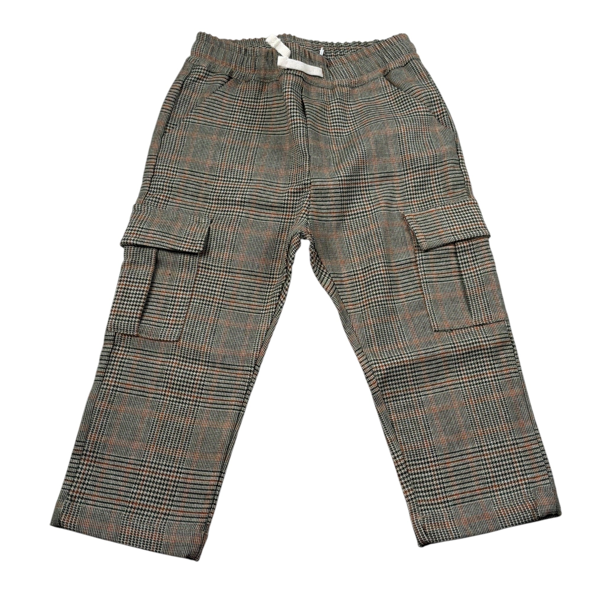 U+È Pantalone tinta unita con Elastico In Vita Beige per Bambino UEM0468JX BEIGE U+è 