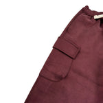 U+È Pantalone tinta unita con Elastico In Vita Bordeaux per Neonato UEM0671N BORDEAUX U+è 