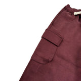 U+È Pantalone tinta unita con Elastico In Vita Bordeaux per Neonato UEM0671N BORDEAUX U+è 