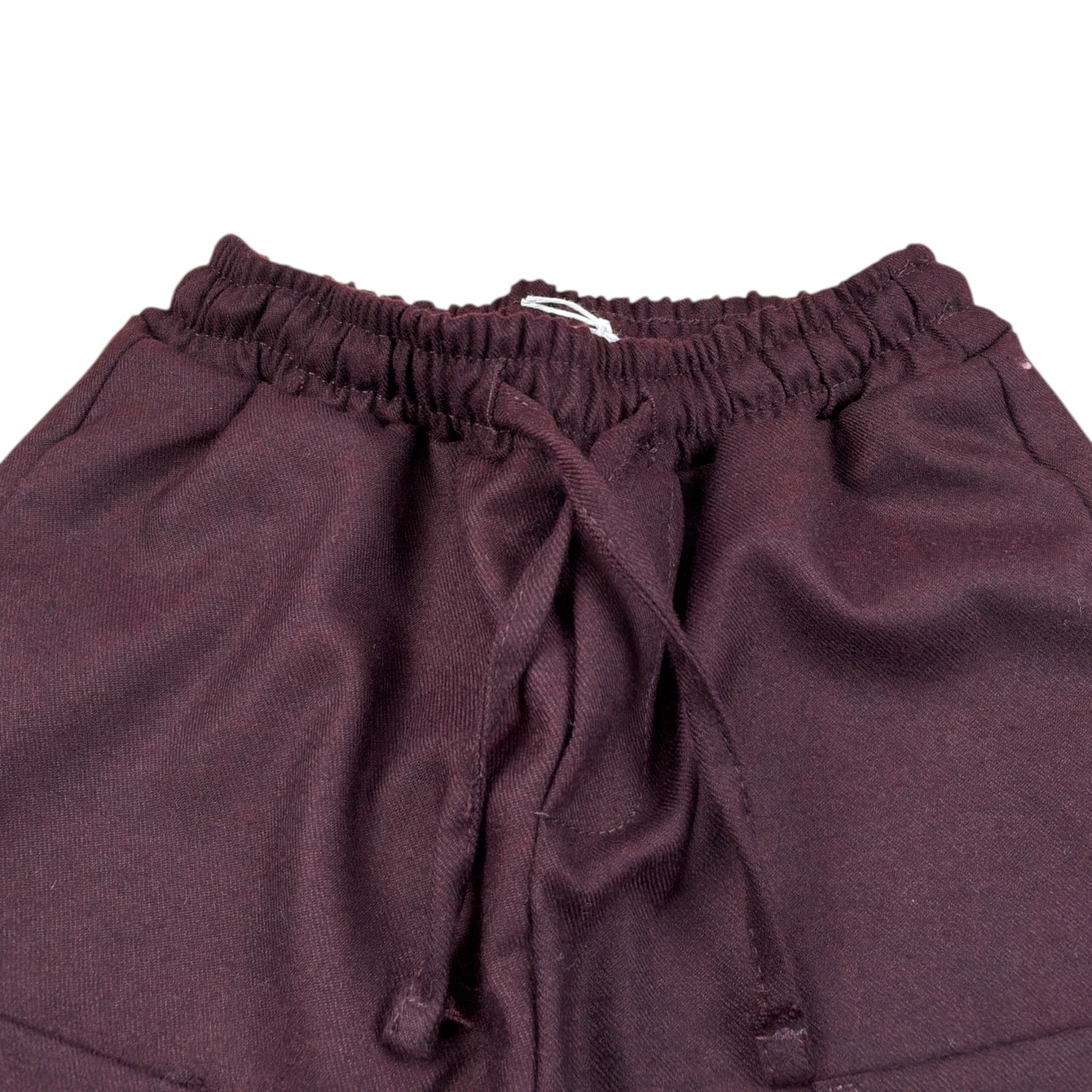 U+È Pantalone tinta unita con Elastico In Vita Bordeaux per Bambino UEM0698 BORDEAUX U+è 