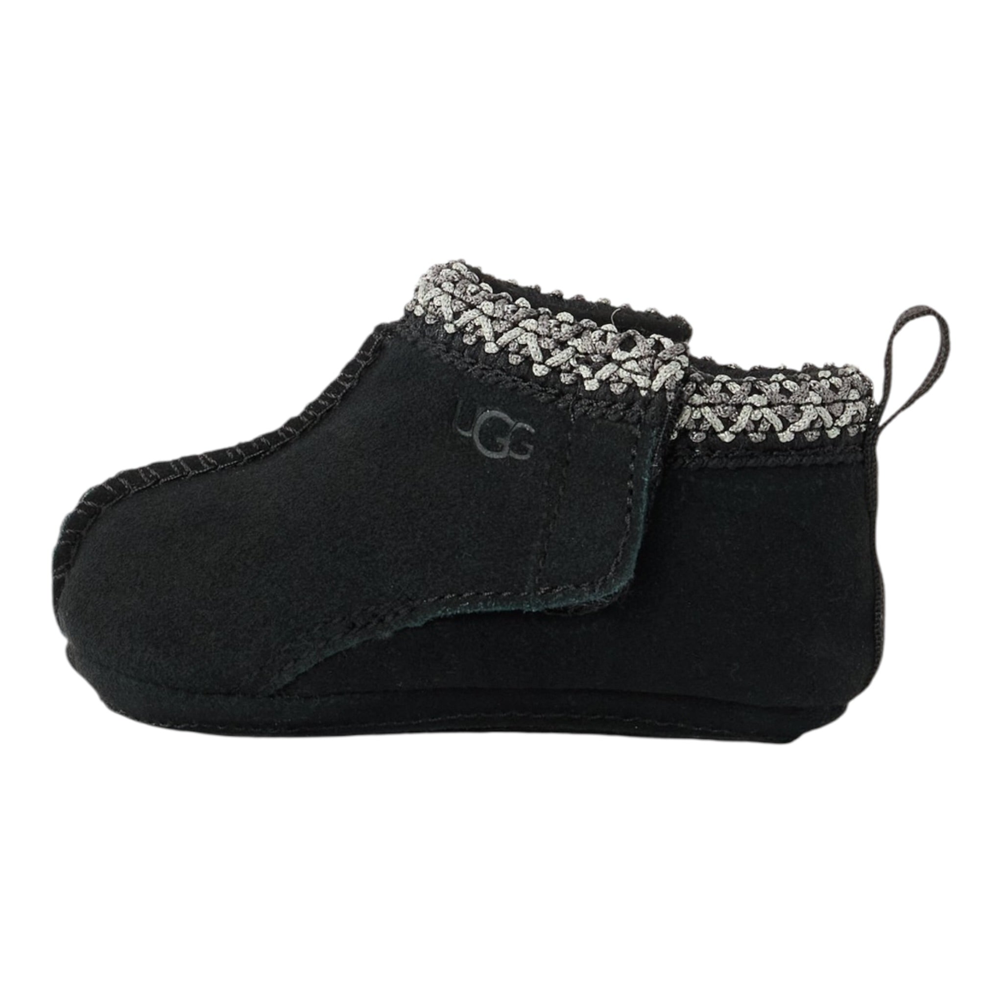 Ugg Ciabatta tinta unita con Ricami Nero per Neonato I130359I NERO UGG 