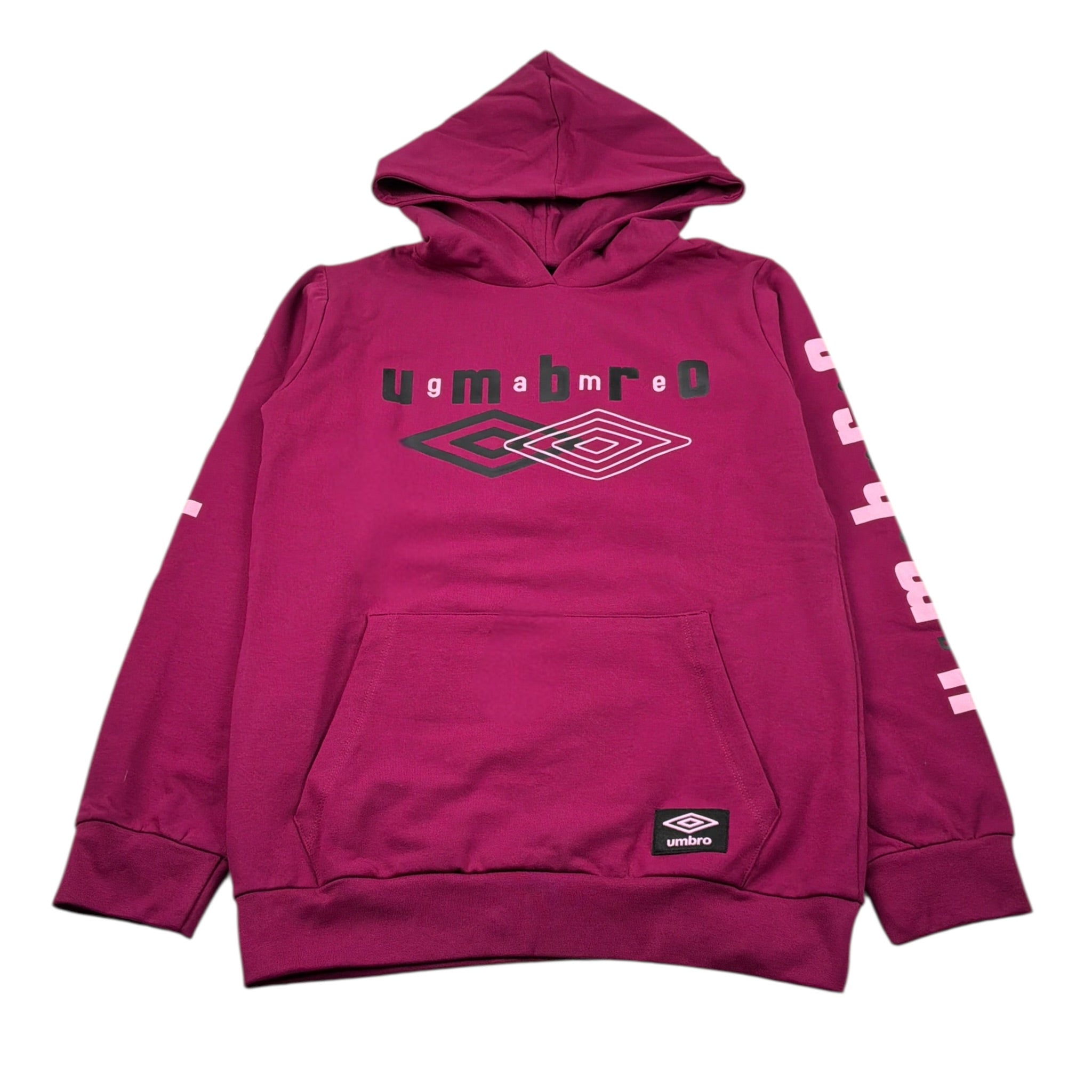 Umbro Felpa Chiusa con Cappuccio tinta unita Fuxia per Bambina 82G1TX0030 FUXIA UMBRO 
