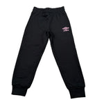 Umbro Pantalone Tuta tinta unita con Stampe Nero per Bambina PNTT1 NERO UMBRO 