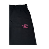 Umbro Pantalone Tuta tinta unita con Stampe Nero per Bambina PNTT NERO UMBRO 