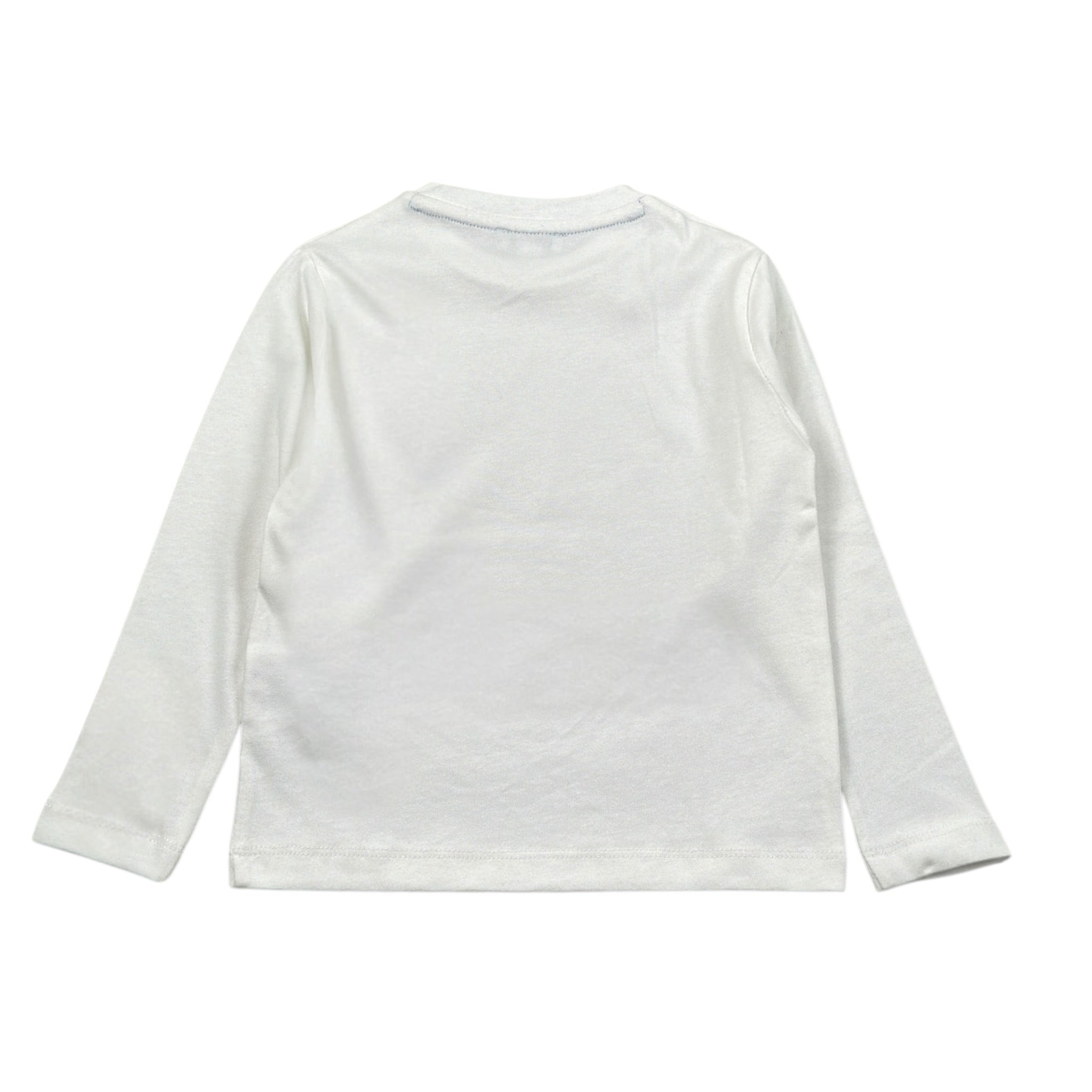 U.S. Pollo Assn Shirt tinta unita con Stampa Bianco per Neonato 000065 BIANCO U.S. POLO ASSN 
