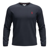 U.S. Pollo Assn Shirt tinta unita con Stampa Blu per Bambino 000065X BLU U.S. POLO ASSN 
