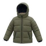 U.S. Pollo Assn Giubbino tinta unita con Zip E Cappuccio Verde per Neonato 000327XN VERDE U.S. POLO ASSN 