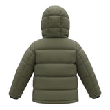 U.S. Pollo Assn Giubbino tinta unita con Zip E Cappuccio Verde per Bambino 000327X VERDE U.S. POLO ASSN 