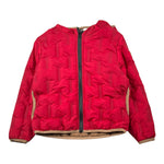 U.S. Pollo Assn Giubbino tinta unita con Zip E Cappuccio Rosso per Neonato US42527002 ROSSO U.S. POLO ASSN 