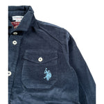 U.S. Polo Assn Camicia Manica Lunga tinta unita Blu per Neonato US42504 BLU U.S. POLO ASSN 