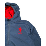 U.S. Polo Assn Giubbino tinta unita con Cappuccio Blu per Bambino US42526 BLU U.S. POLO ASSN 