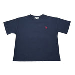 U.S. Polo Assn T-Shirt Girocollo tinta unita con Logo Blu per Bambina US42610 BLU U.S. POLO ASSN 