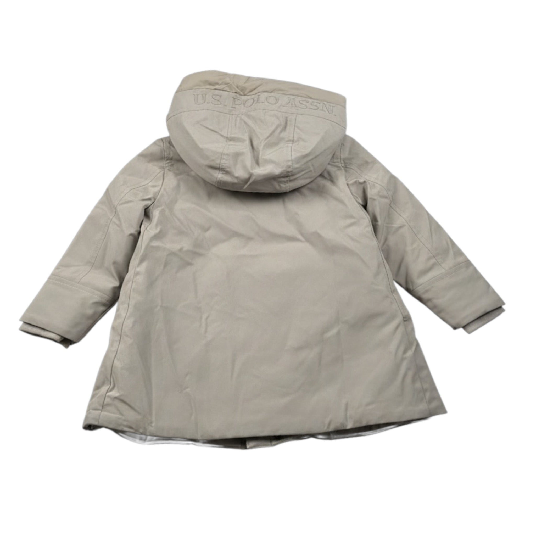 U.S. Polo Assn Giubbino tinta unita con Cappuccio Beige per Neonato US42627 BEIGE U.S. POLO ASSN 