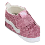 Vans Sneakers Borbide tinta unita Glitterate Rosa per Neonata VN000CRVEN71 ROSA VANS 