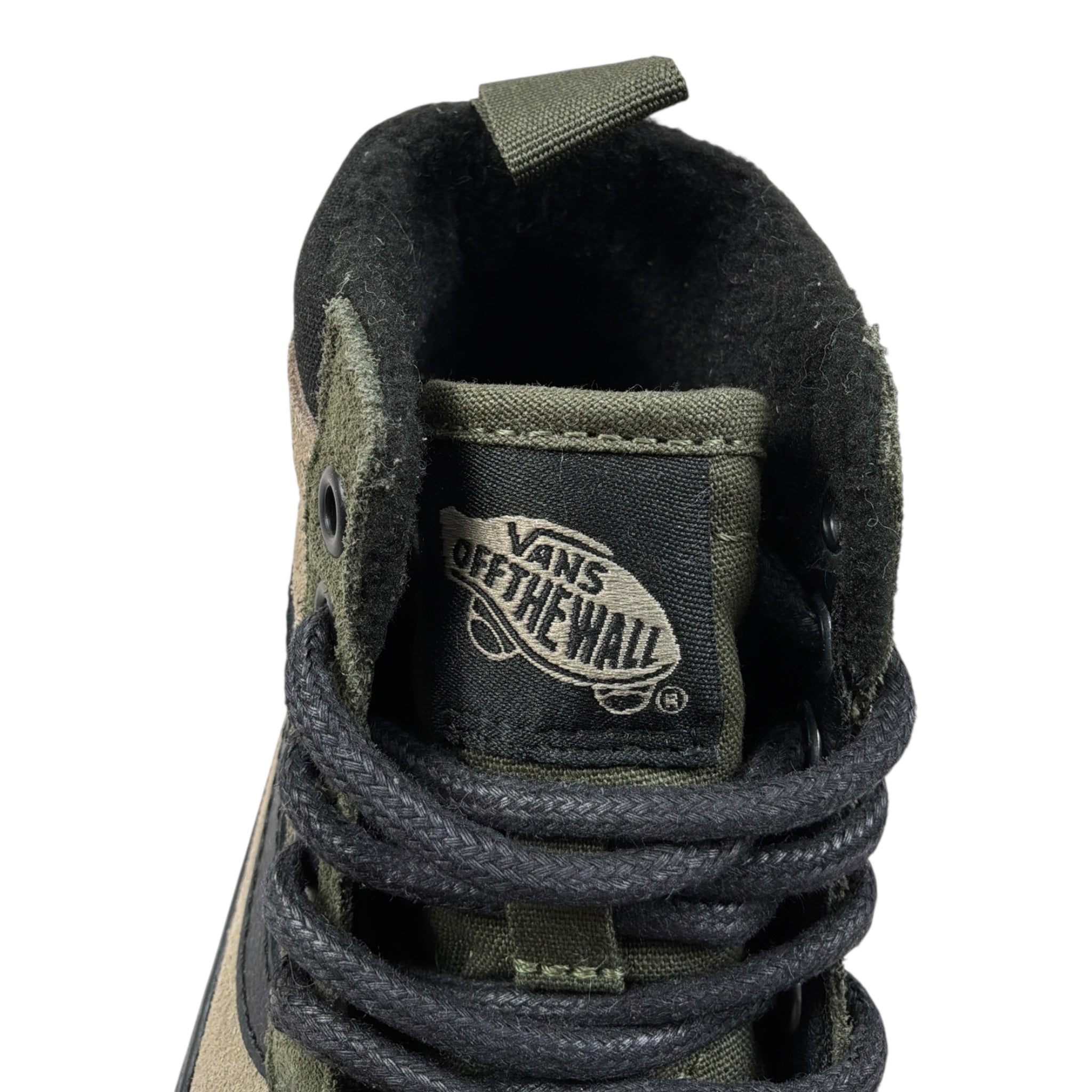 Vans Sneakers Suola Alta tinta unita Verde per Bambino VN000D0HBMV1 VERDE VANS 