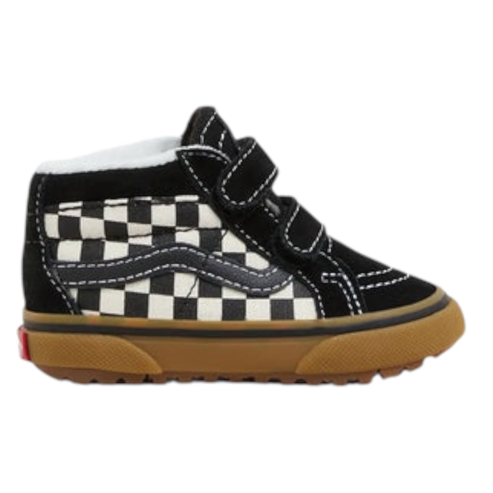 Vans Sneakers Bicolore con Fantasia Scacchi Bianco/Nero per Bambino VN000D111KP1 BIANCO/NERO VANS 