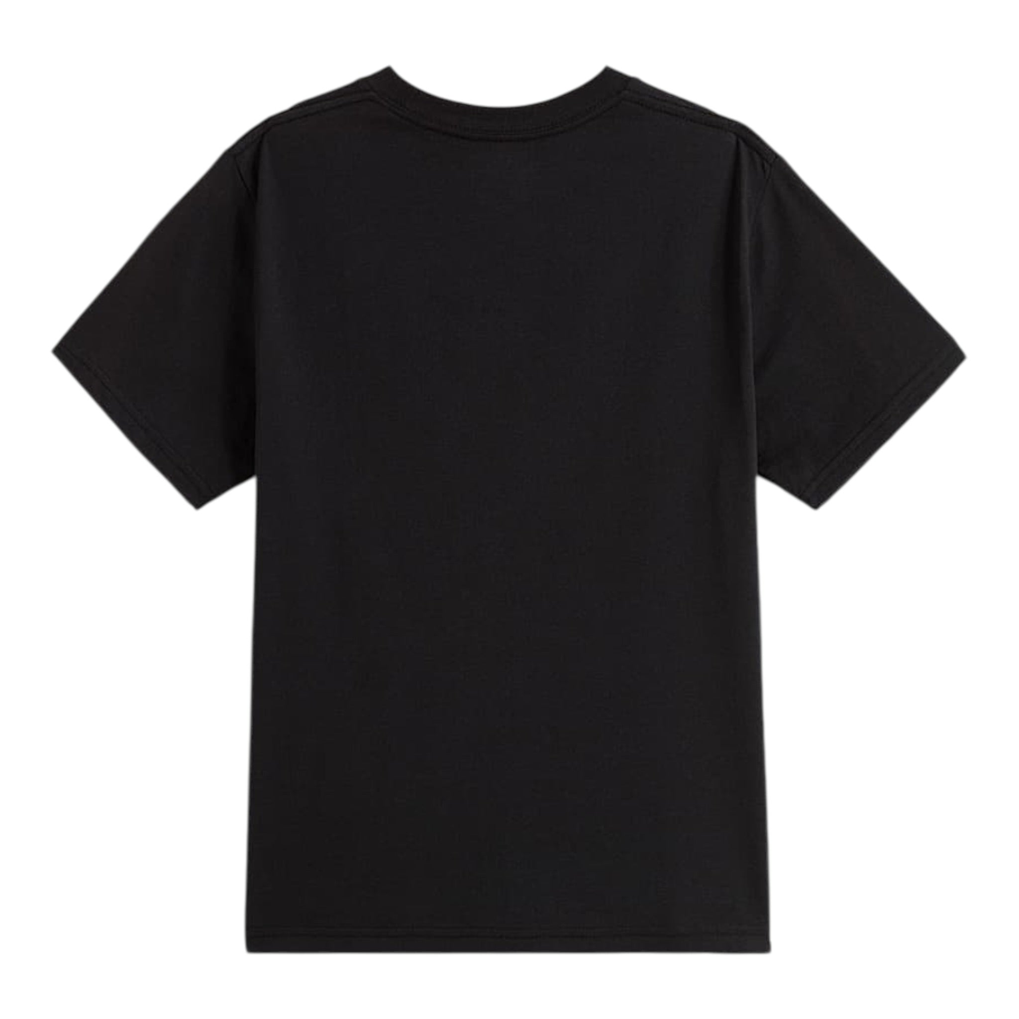 Vans T-Shirt tinta unita con Stampa Nero per Bambino VN000PXTBLK NERO VANS 