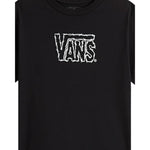 Vans T-Shirt tinta unita con Stampa Nero per Bambino VN000PXTBLK NERO VANS 