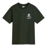 Vans T-Shirt tinta unita con Stampa Verde per Bambino VN000PXUEMU VERDE VANS 