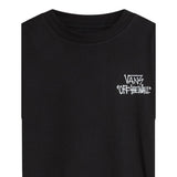 Vans T-Shirt Girocollo tinta unita con Logo Nero per Bambino VN000Q02BLK NERO VANS 
