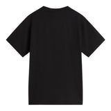 Vans T-Shirt Girocollo tinta unita con Logo Nero per Bambino VN000RBCBLK NERO VANS 