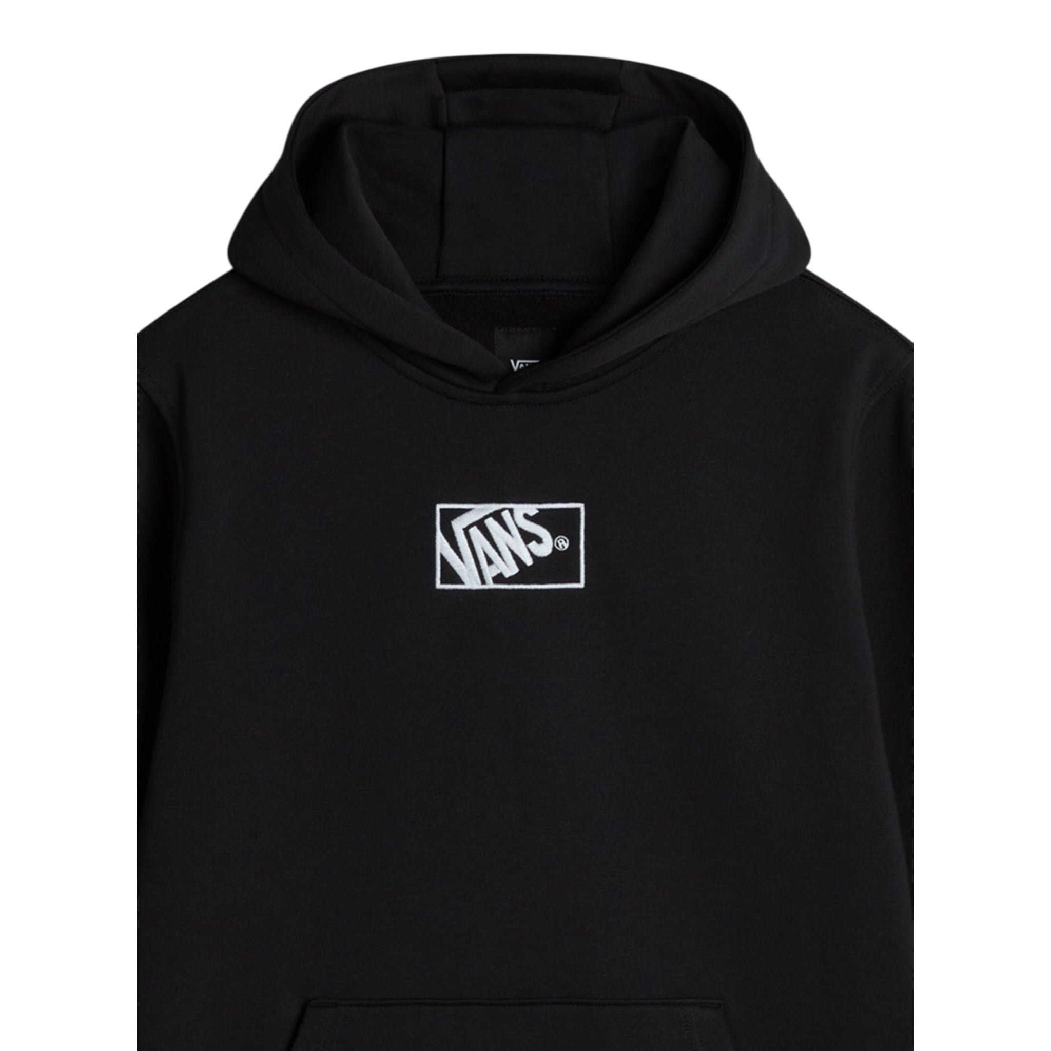 Vans Felpa tinta unita con Cappuccio E Logo Nero per Bambino VN000RBDBLKX NERO VANS 