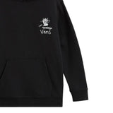 Vans Felpa tinta unita con Cappuccio E Stampa Nero per Bambino VN000RE2BLK NERO VANS 