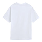 Vans T-Shirt tinta unita Girocollo con Logo Bianco per Bambino VN0A4MQ3WHTX BIANCO VANS 