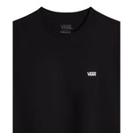 Vans T-Shirt tinta unita Girocollo con Logo Nero per Bambino VN0A4MQ3WHTX NERO VANS 