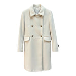 Vicolo Cappotto tinta unita con Bottoni Panna per Bambina 3141O1002 PANNA VICOLO 