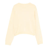 Vicolo Maglia Girocollo tinta unita con Logo Giallo per Bambina 3141W00228 GIALLO VICOLO 