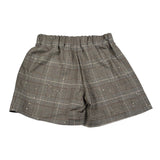 Vicolo Short tinta unita con Paillettes Beige per Bambina 3142S00307 BEIGE VICOLO 