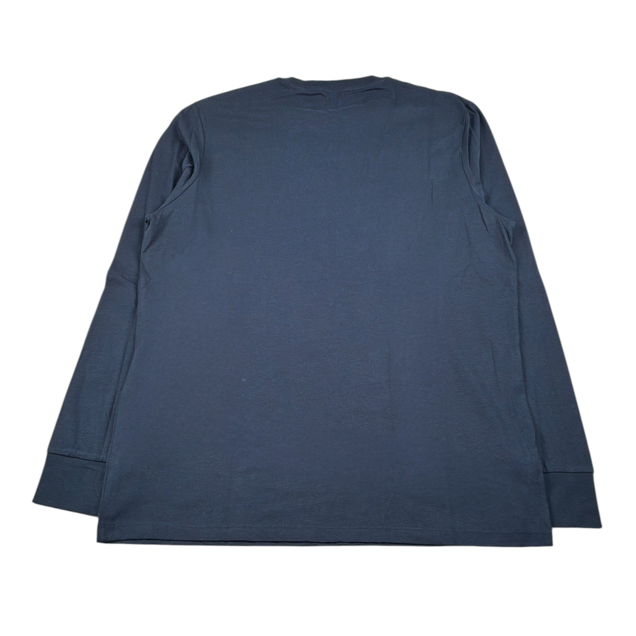 Walt Bay Shirt Girocollo tinta unita con Logo Blu per Bambino SHTWB BLU WALT BAY 