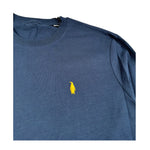 Walt Bay Shirt Girocollo tinta unita con Logo Blu per Bambino SHTWB BLU WALT BAY 
