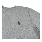 Walt Bay T-Shirt Girocollo tinta unita con Logo Grigio per Bambino TSHTWB GRIGIO WALT BAY 