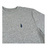 Walt Bay T-Shirt Girocollo tinta unita con Logo Grigio per Bambino TSHTWB GRIGIO WALT BAY 