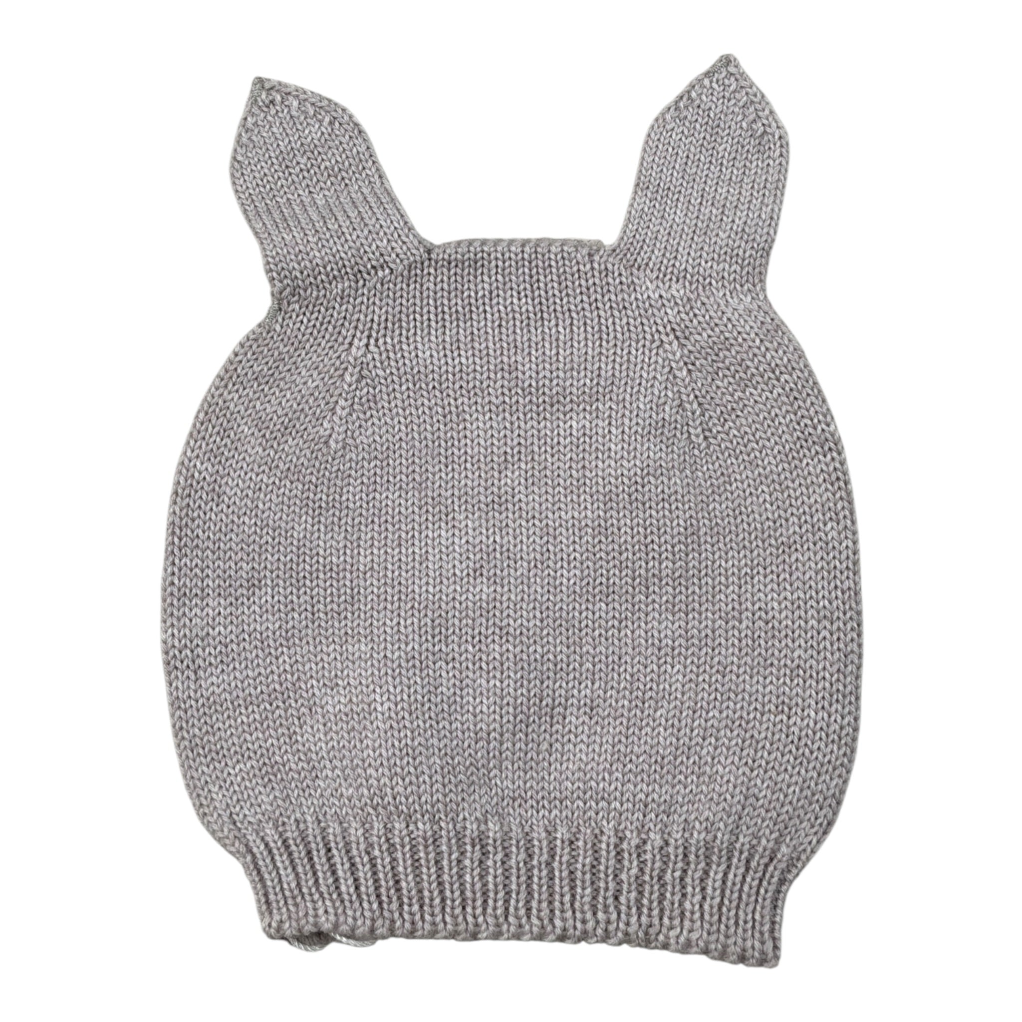Wedoble Cappello tinta unita con Orecchie Grigio per Neonata I1801307B GRIGIO WEDOBLE 