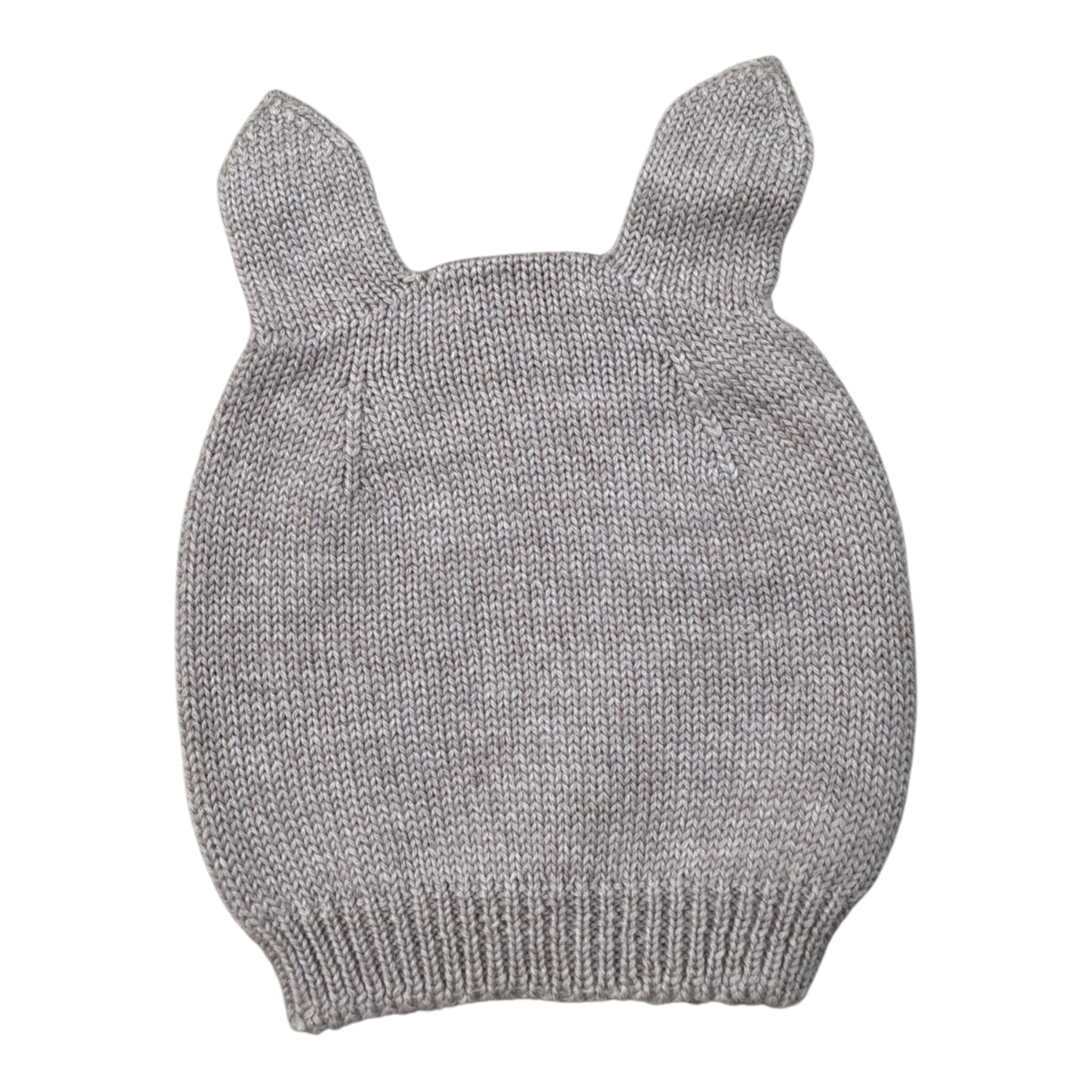 Wedoble Cappello tinta unita con Orecchie Grigio per Neonata I1801307B GRIGIO WEDOBLE 