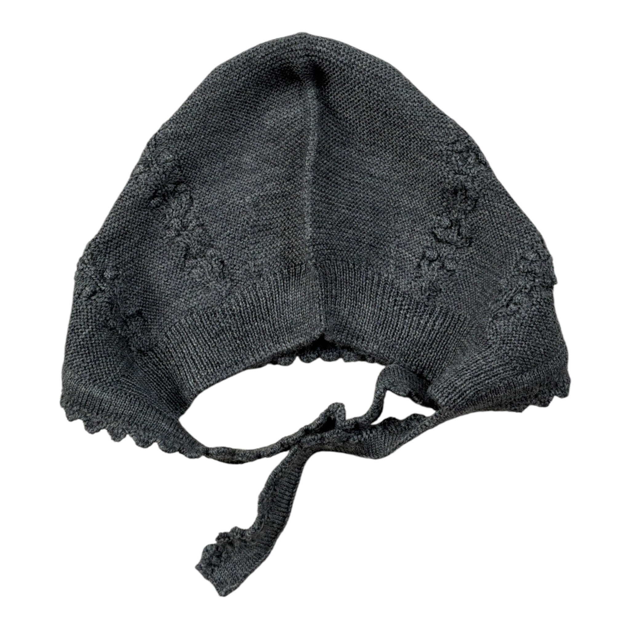 Wedoble Cappello tinta unita con Ricami Grigio per Neonato I1803360A GRIGIO WEDOBLE 
