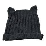 Wedoble Cappello tinta unita con Orecchie Grigio Scuro per Neonato I1910307E GRIGIO SCURO WEDOBLE 