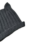 Wedoble Cappello tinta unita con Orecchie Grigio Scuro per Neonato I1910307E GRIGIO SCURO WEDOBLE 