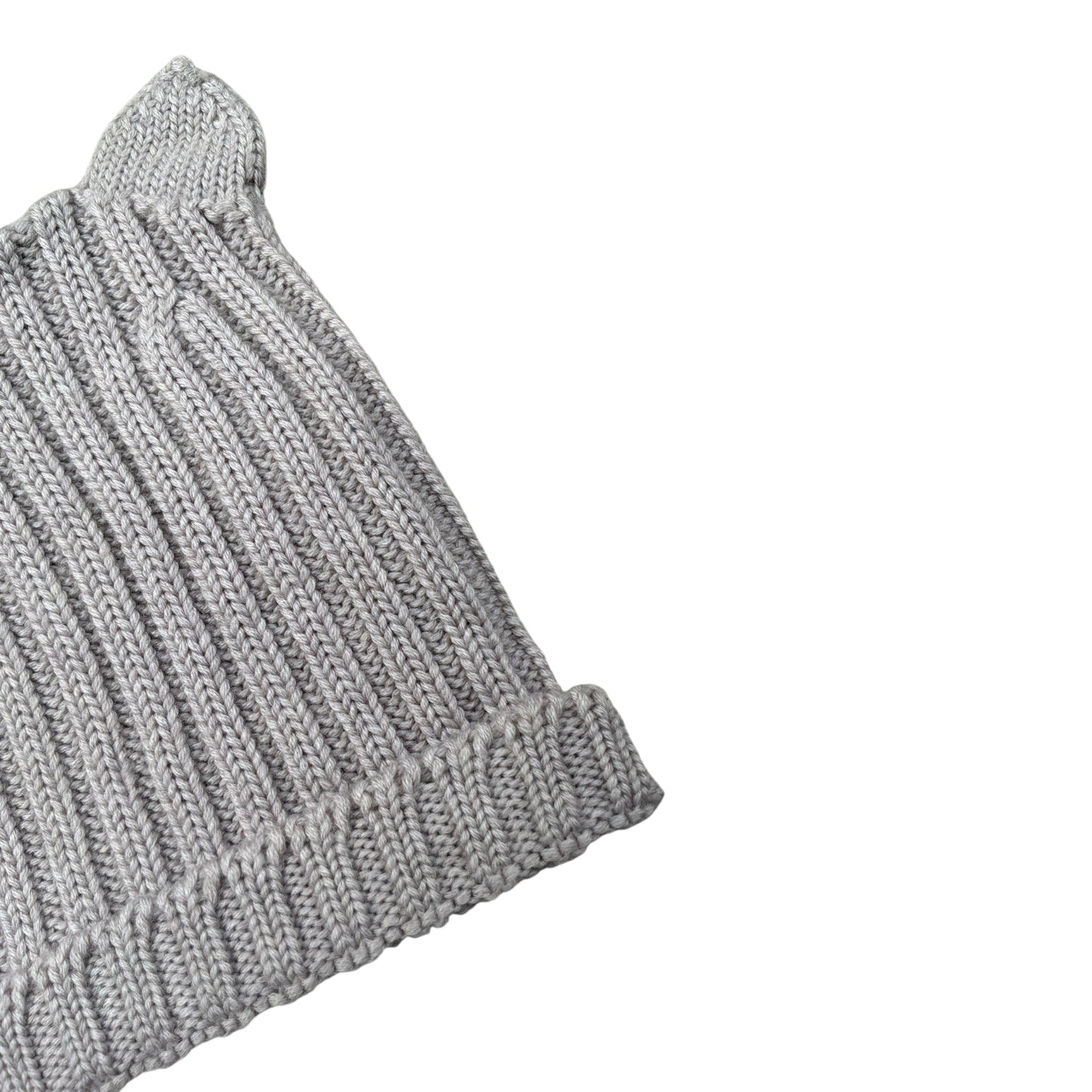 Wedoble Cappello tinta unita con Orecchie Grigio per Neonato I1910307E GRIGIO WEDOBLE 