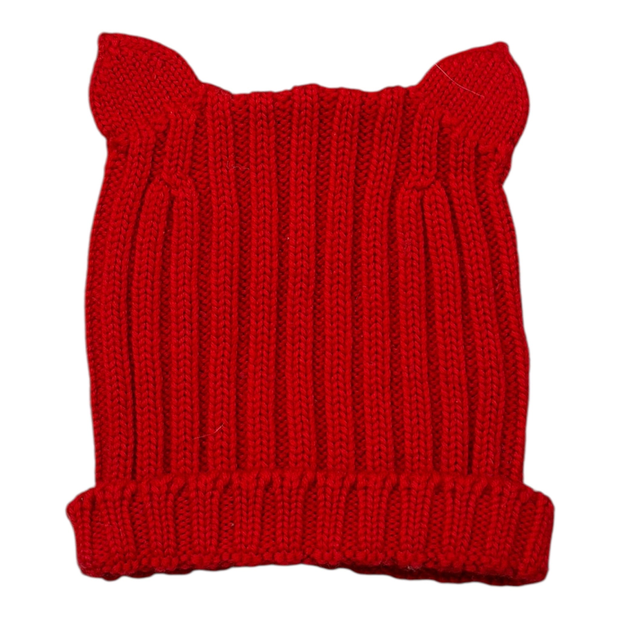 Wedoble Cappello tinta unita con Orecchie Rosso per Neonato I1910307E ROSSO WEDOBLE 