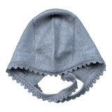 Wedoble Cappello tinta unita con Ricami Grigio per Neonata I1910360A GRIGIO WEDOBLE 