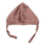 Wedoble Cappello tinta unita con Ricami Rosa Antico per Neonata I1910360A ROSA ANTICO WEDOBLE 
