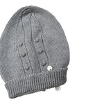 Wedoble Cappello tinta unita con Ricami Grigio per Neonata I2103307A GRIGIO WEDOBLE 