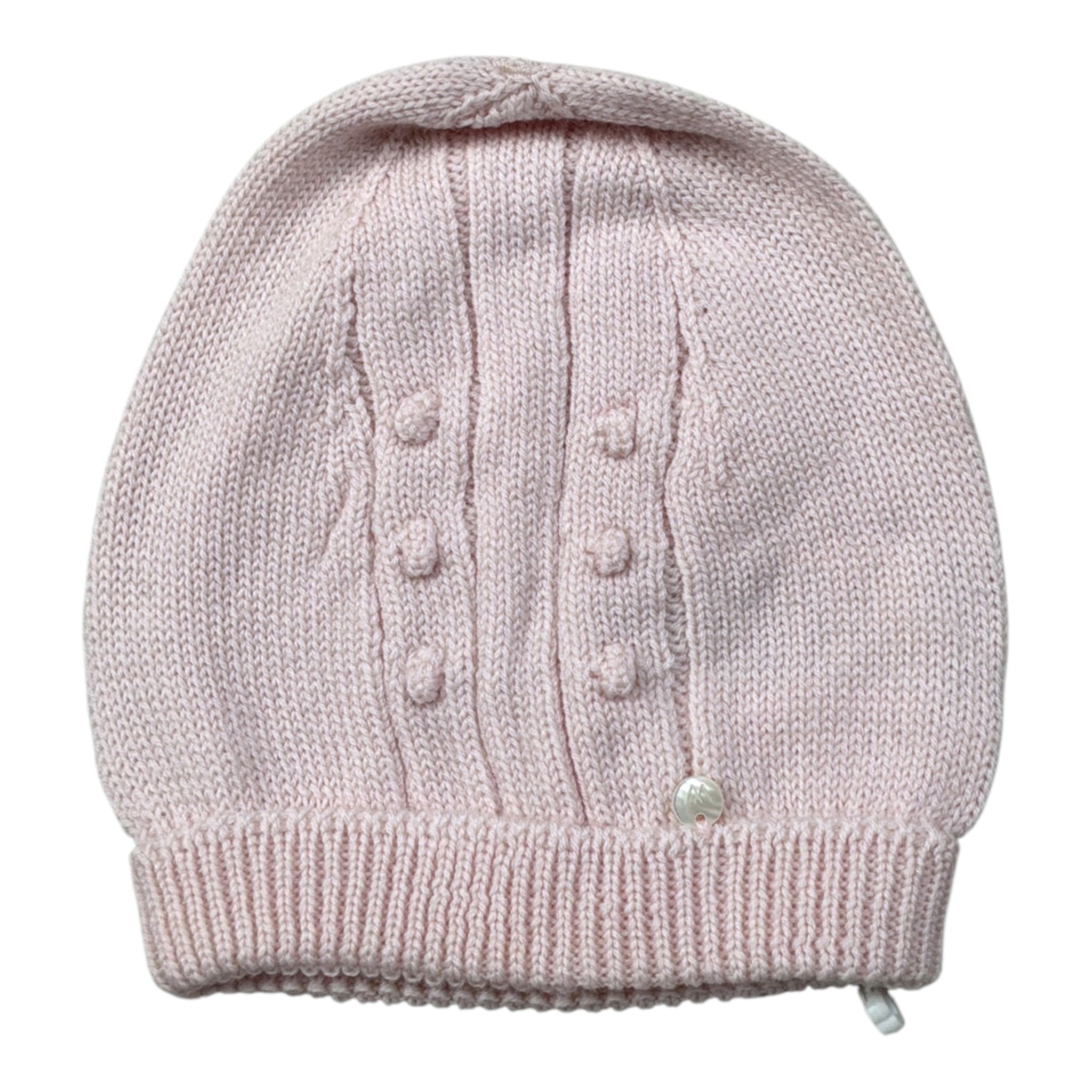 Wedoble Cappello tinta unita con Ricami Rosa per Neonata I2103307A ROSA WEDOBLE 