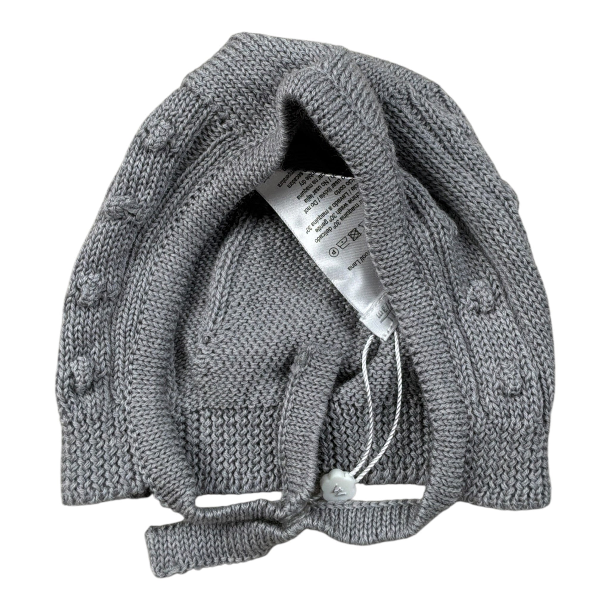 Wedoble Cappello tinta unita con Ricami Grigio per Neonato I2103360A GRIGIO WEDOBLE 